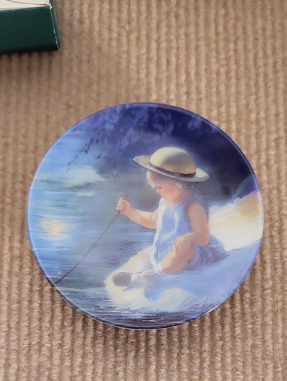 Donald Zolan "One Summer Day" miniature collector plate